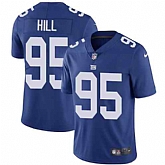 Nike Men & Women & Youth Giants 95 B.J. Hill Royal Blue Team Color Men's Stitched NFL NFL Vapor Untouchable Limited Jersey,baseball caps,new era cap wholesale,wholesale hats